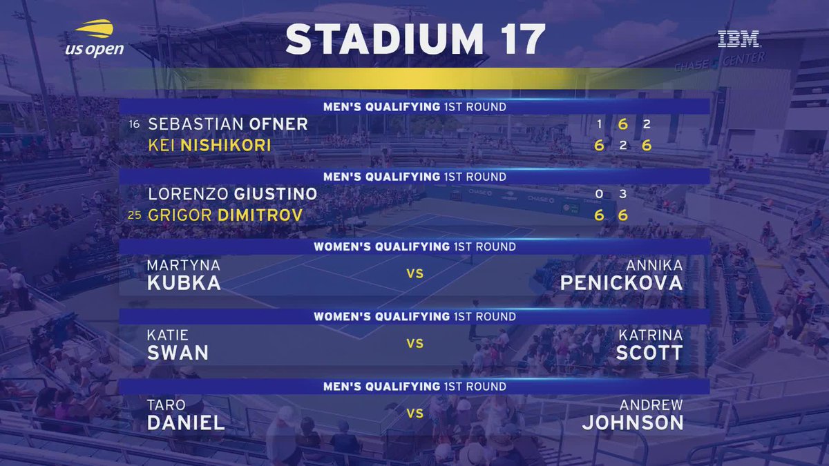 The 2019 semifinalist marches on 🫡 🇧🇬 Dimitrov clears his opening qualifying test in straight sets 🫡