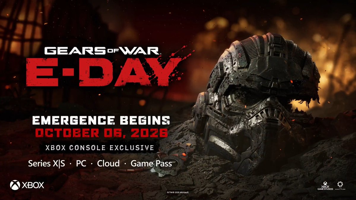 WE DO THIS TOGETHER. Watch the Gears of War: E-Day Campaign Story Trailer now: