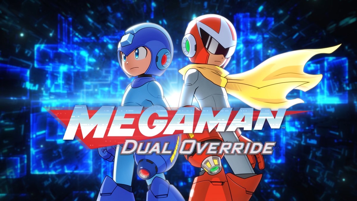 Mega Man is overriding his limits in 2027 with Mega Man: Dual Override, but this time Proto Man joins the fight! Get equipped with new Custom Chips to modify your abilities, and unleash overwhelming power for a limited time with the new Override system! #MegaManDO 🔵🔴