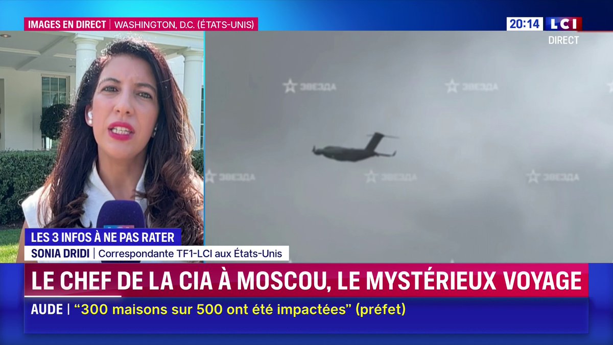 Le directeur de la CIA en visite secrète à Moscou ▶️ Les explications de Sonia Dridi depuis Washington (États-Unis)