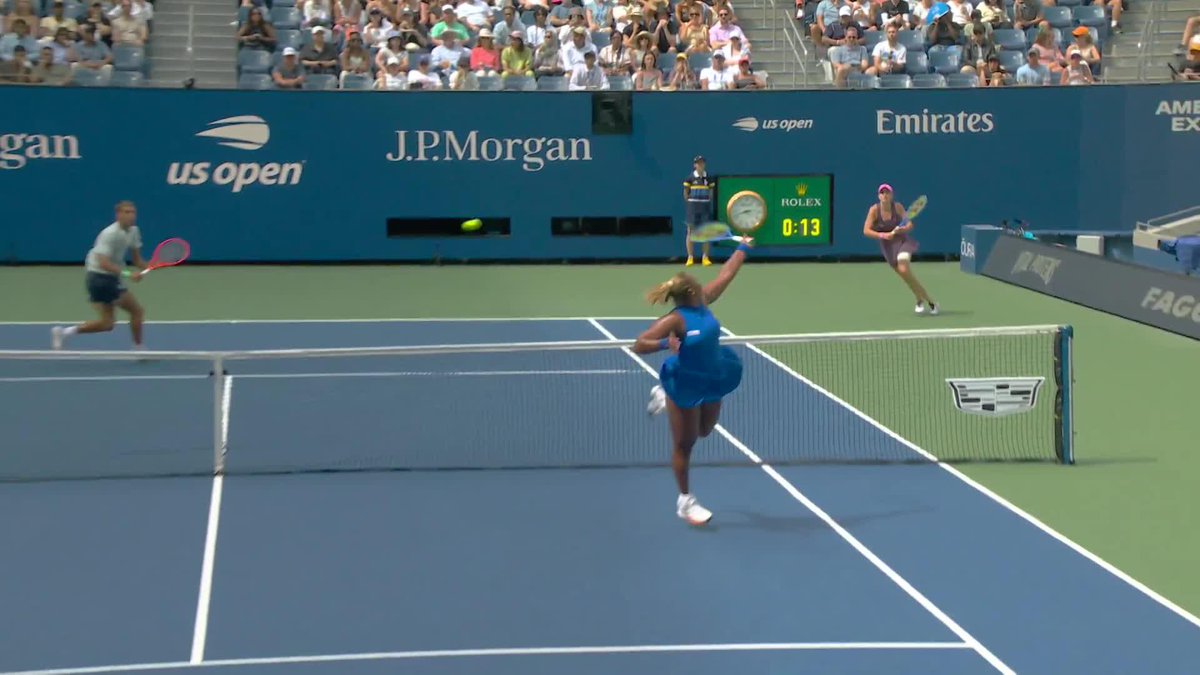 Taylor Townsend takes flight ✈️