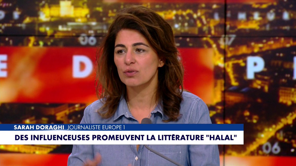 Promotion de la littérature “Halal” sur les réseaux sociaux : «Il n’est pas possible d’entendre, en France, qu’il y a des livres “Haram” ou “Halal”», se scandalise Sarah Doraghi, dans #HDPros2 Toute l'info est à retrouver sur