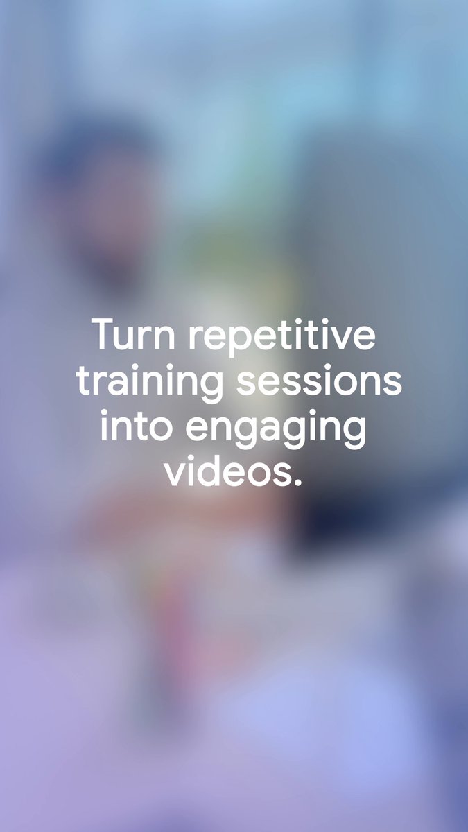 Transform training decks into polished videos with Google Vids, complete with AI avatars, voiceovers, music &amp; animations! Update anytime without re-recording.✨ Try it on desktop at