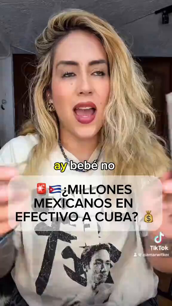 🇲🇽Alejandra del Moral y los millones de dólares en 🇨🇺 Cuba