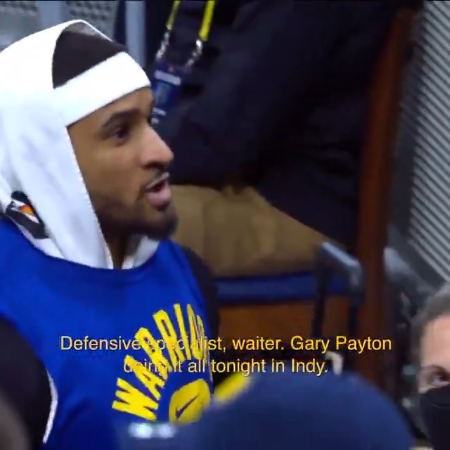 Gary Payton II. A man of the people 🤝