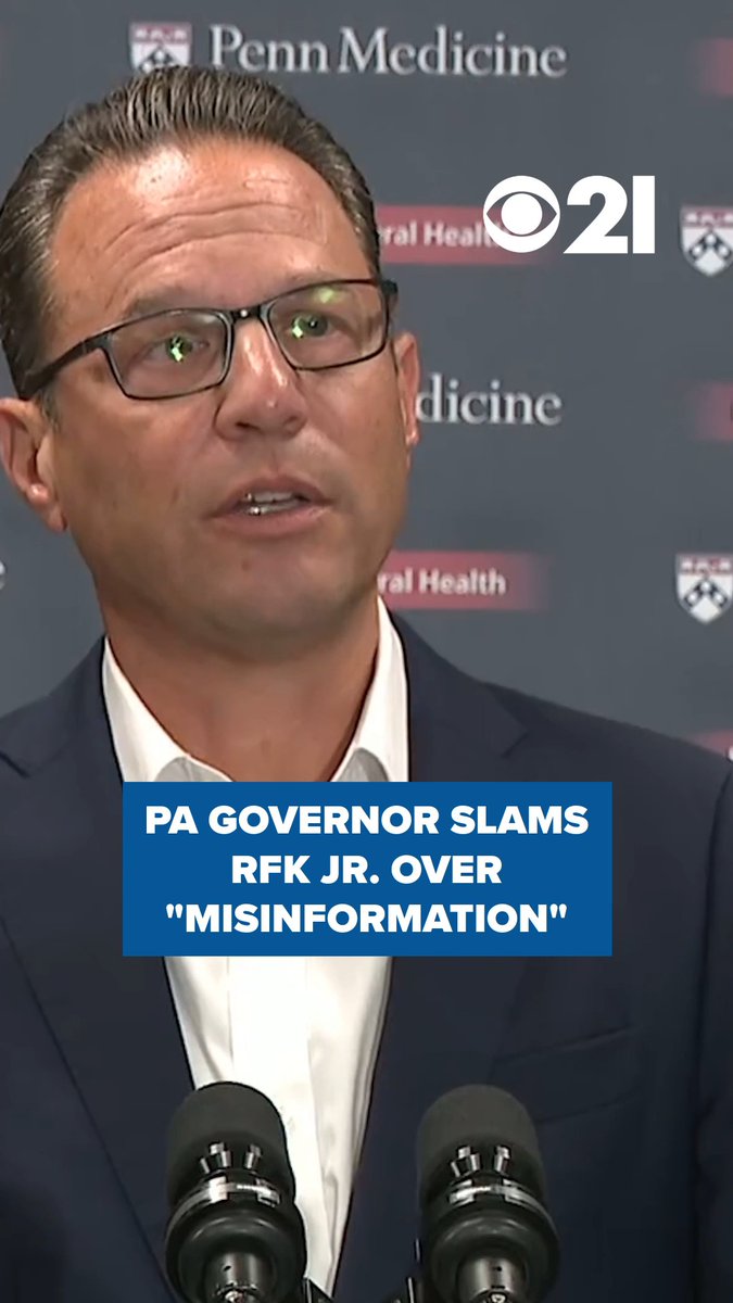 Following the first measles deaths Pennsylvania has seen in decades, Governor Josh Shapiro said on Tuesday that RFK Jr.'s "actions and rhetoric" are negatively impacting Americans. READ MORE: