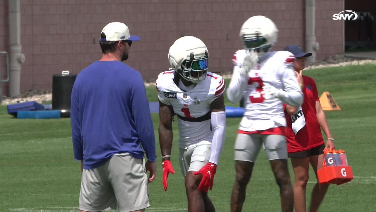 More work for Malik Nabers today at practice