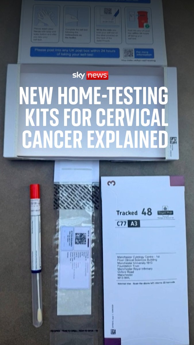 For women across the UK, cervical cancer is the 14th most common but a third who are eligible aren’t up to date with cervical screening. Could these new cervical cancer screening kits be a ‘game changer’? Sky's Sadiya Chowdhury reports: