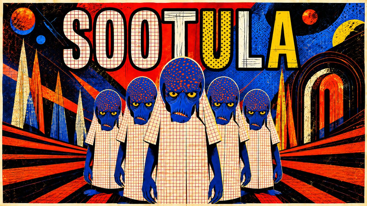 So excited to shared with you the teaser for Sootula, an upcoming Sci-Fi series exploring the largest mysteries of the universe through the eyes of an alien named Sootula. Thank you to the 1.3 million people that viewed the first clip on IG over the last 2 weeks. Coming soon!