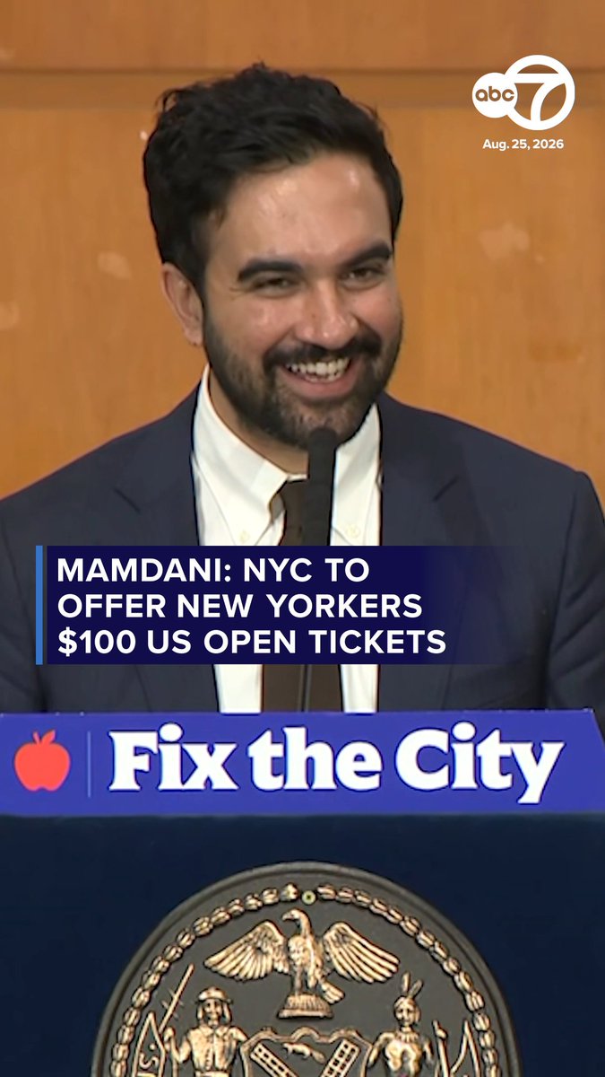 Mayor Zohran Mamdani announced Tuesday that New York City will make 1,000 US Open tickets available to New Yorkers for a discounted price of $100.