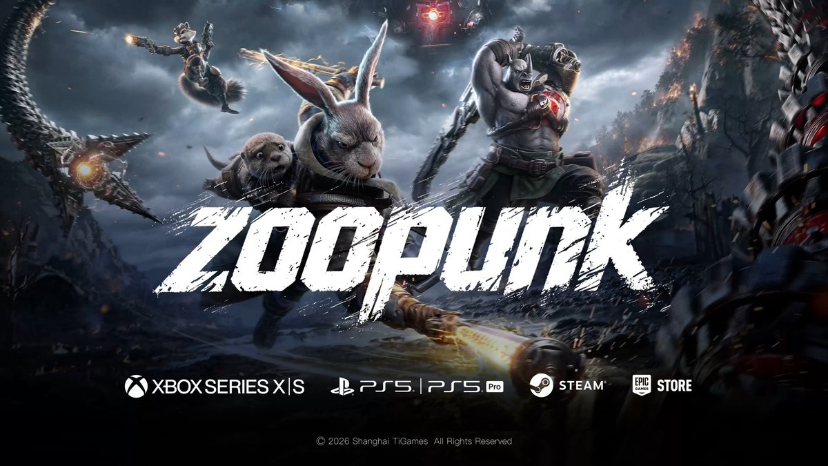 If you ever wanted to be an anthropomorphic animal loaded to the teeth with weapons, allow us to show you Zoopunk 🐰 #Gamescom