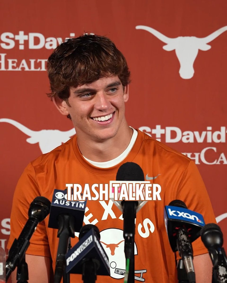 he's just a nice guy 😂🤘 #HookEm | Texas Football
