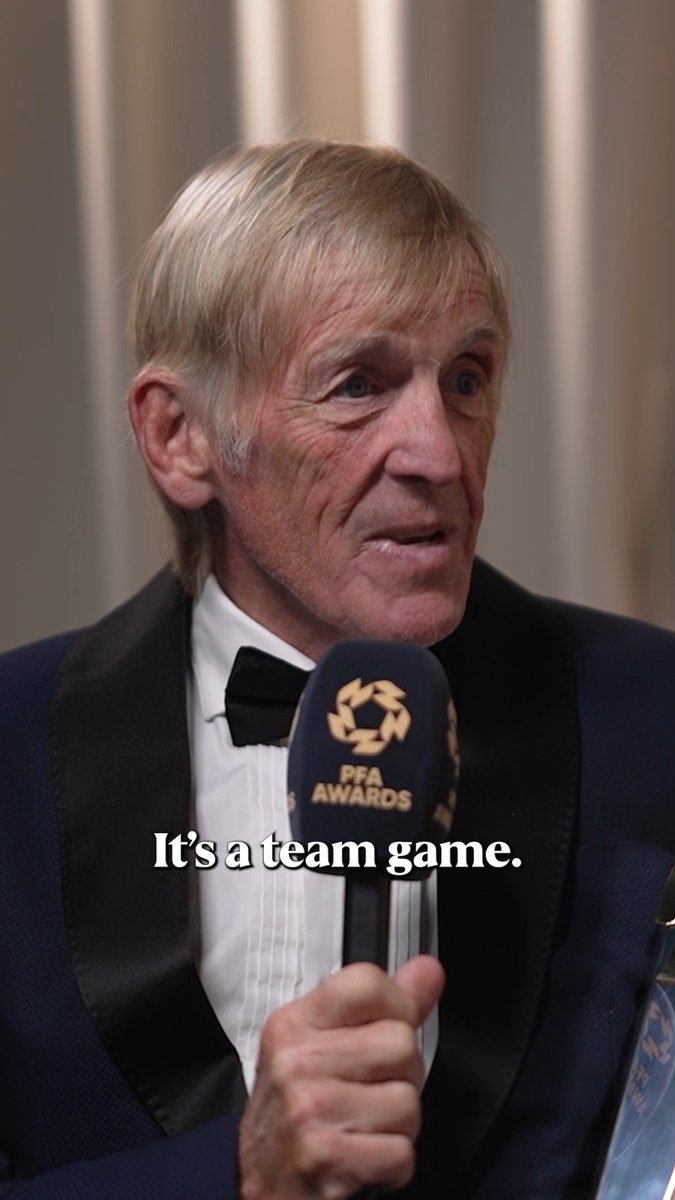 "I don't think you could've picked two better sets of supporters" Liverpool and Celtic legend Sir Kenny Dalglish speaks on what football has given him after receiving the PFA Merit Award ๐