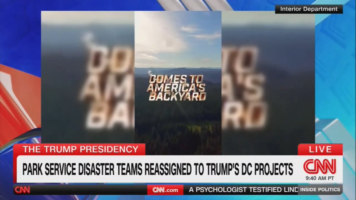 CNN: Emergency park service crews usually deployed to fight wildfires and natural disasters have been reassigned to DC beautification projects like the Reflecting Pool and the Potomac Golf Course