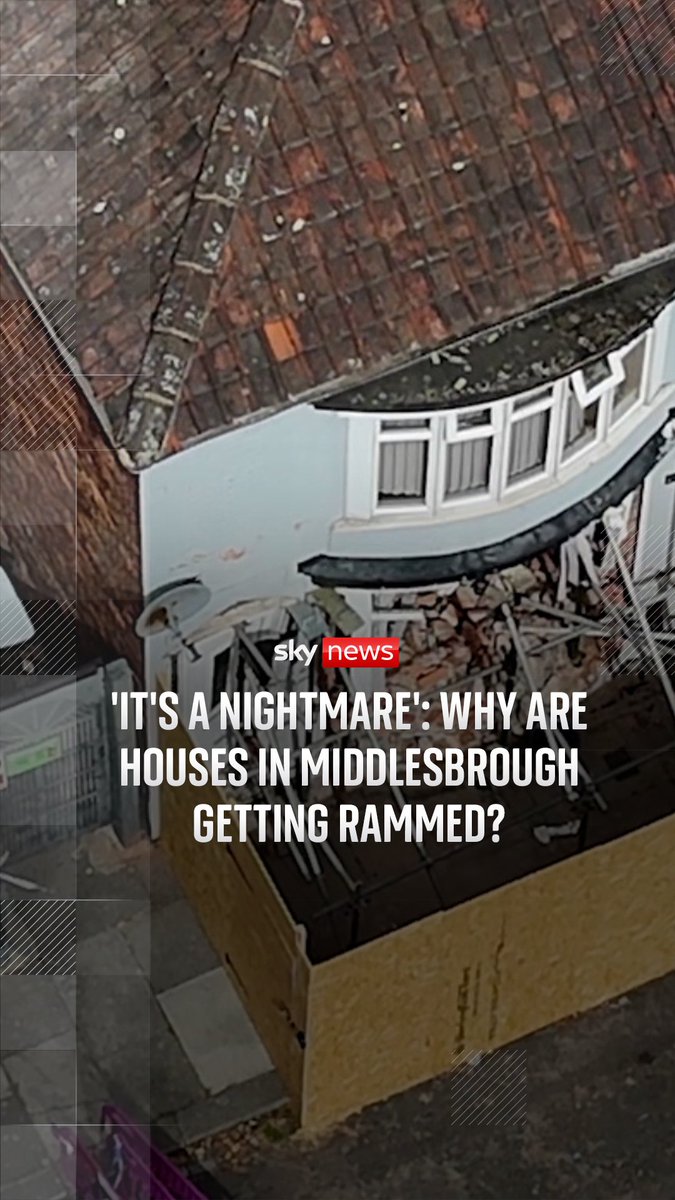 'It's a nightmare': Why are houses in Middlesbrough getting rammed? A property linked to Gye Worthy, who Sky News understands is the father of one of the men who died in a police chase, was rammed minutes before the A66 crash. Sky's National correspondent Tom Parmenter reports