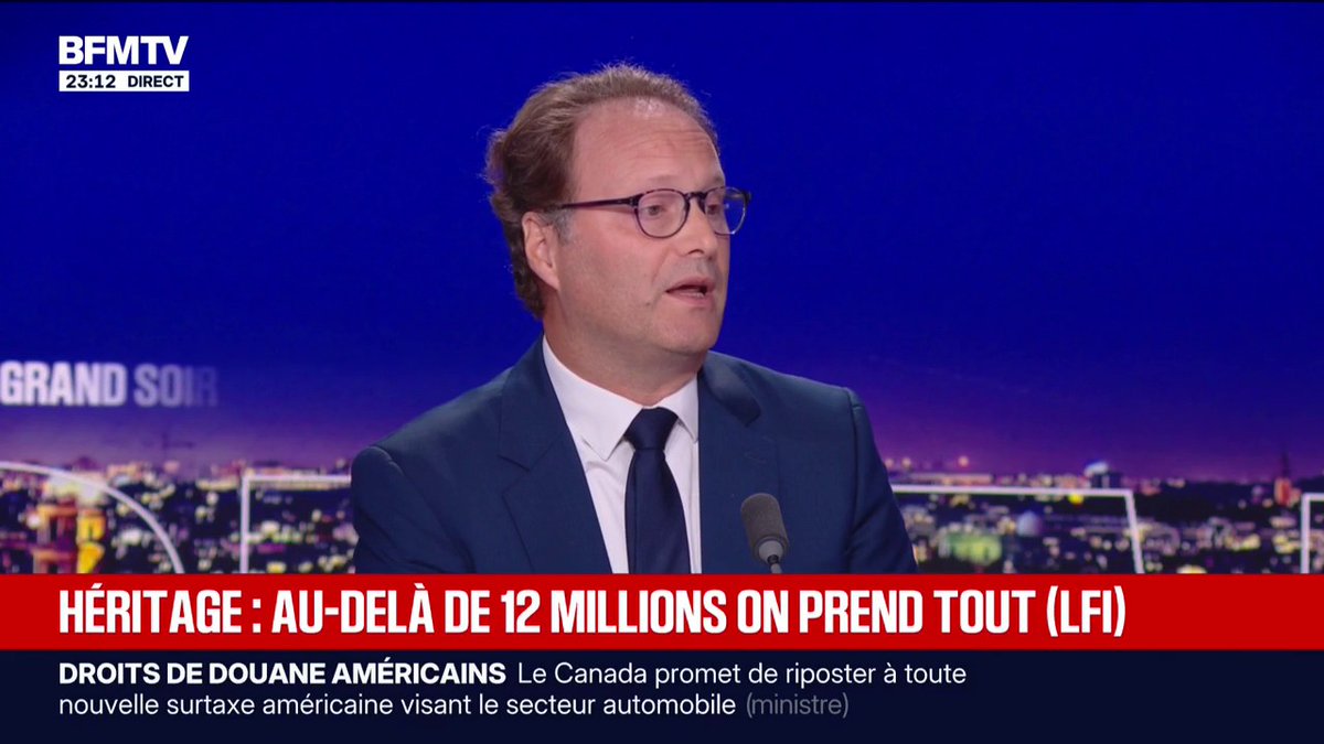 Proposition de LFI sur l'héritage: "Ça peut tuer énormément d'entreprises françaises", craint Sylvain Maillard, député EPR