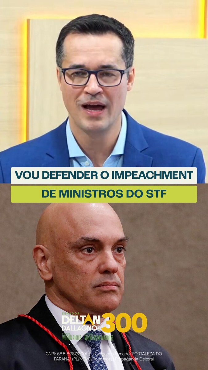 Vou defender o impeachment de ministros do STF que abusam do poder. Hoje, para mim, a prioridade é clara: Alexandre de Moraes precisa ser investigado e responsabilizado por eventuais abusos e por suspeitas que envolvem sua atuação e relações próximas ao Banco Master. Não se trata de condenar ninguém antes da hora. Trata-se de não aceitar que autoridades com enorme poder fiquem acima de qualquer fiscalização. É por isso que o Senado precisa voltar a cumprir seu papel e usar os instrumentos que já possui para fiscalizar e responsabilizar autoridades. Se você concorda, compartilhe este vídeo!