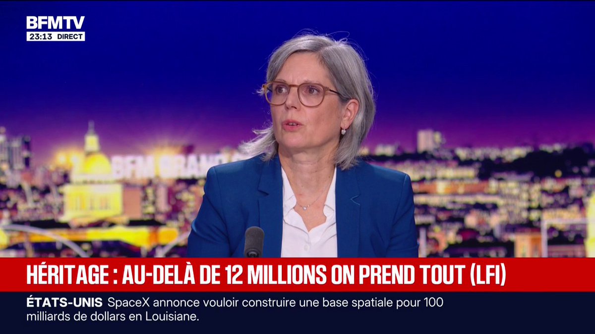 Proposition de LFI sur l'héritage: "C'est quelque chose de juste", explique Sandrine Rousseau, députée Écologiste et Social