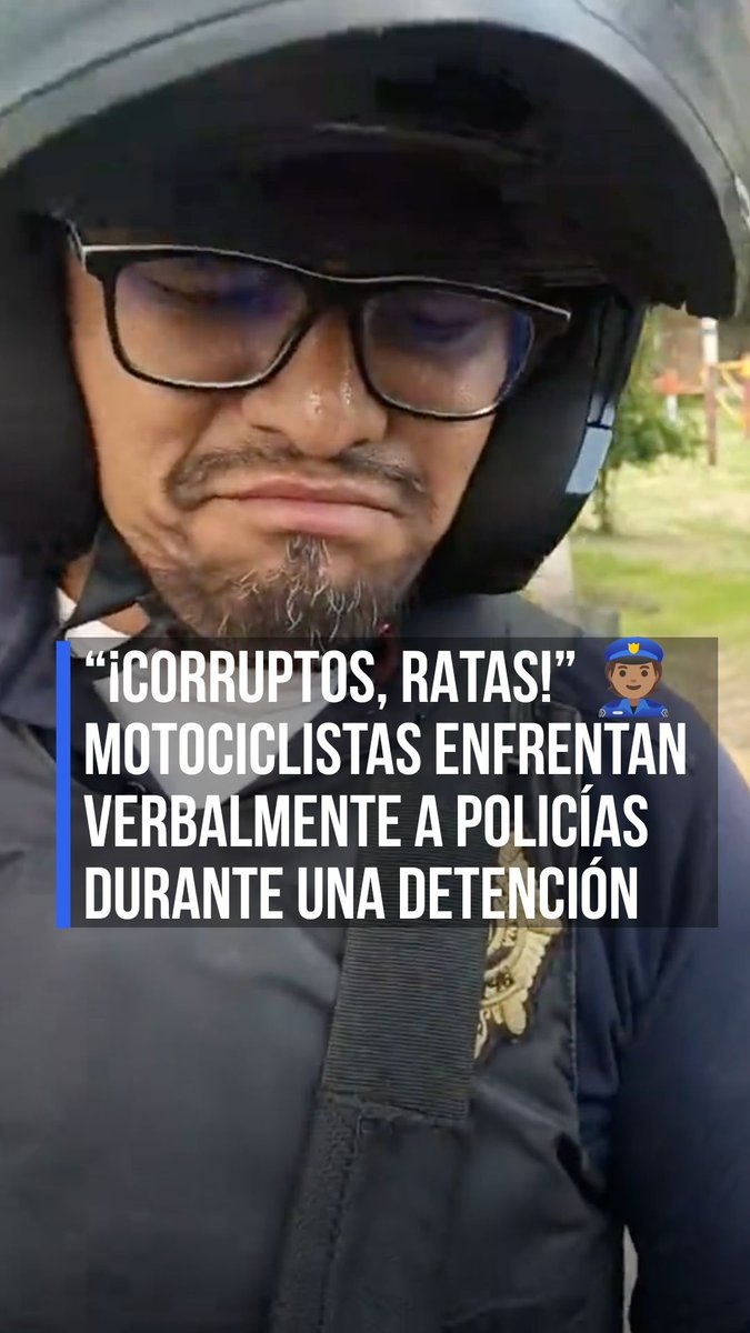 “¡CORRUPTOS, RATAS!” 🏍️ Motociclistas enfrentan verbalmente a policías durante una detención 👮🏽#RFmx #Imperdible