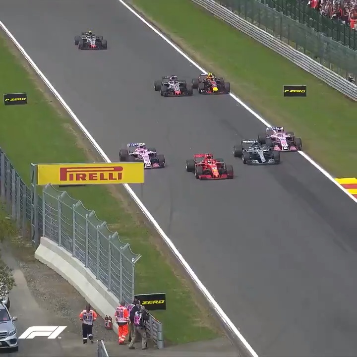 8 years ago today, one of the most iconic calls in F1 history 🗣️🗣️🗣️ “BUT HERE COMES SEBASTIAN VETTEL”
