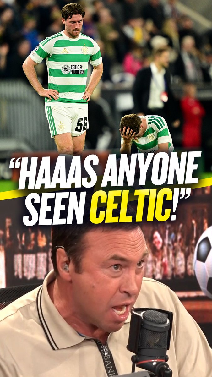HAAAS ANYONE SEEN ✅ CELTIC ✅ BUNCH OF CHOKERS ✅ BIG ALAN BRAZIL ✅ SCOTTY BROWN ✅ TONY CASCARINO ✅ NADINE FROM GIRLS ALOUD ✅ ROD STEWART ✅ GERARD BUTLER ✅ SPANKING STEVE Cundy &amp; O'Hara restarted The Sports Bar after Celtic's bottle job in the Champions League! 🤣