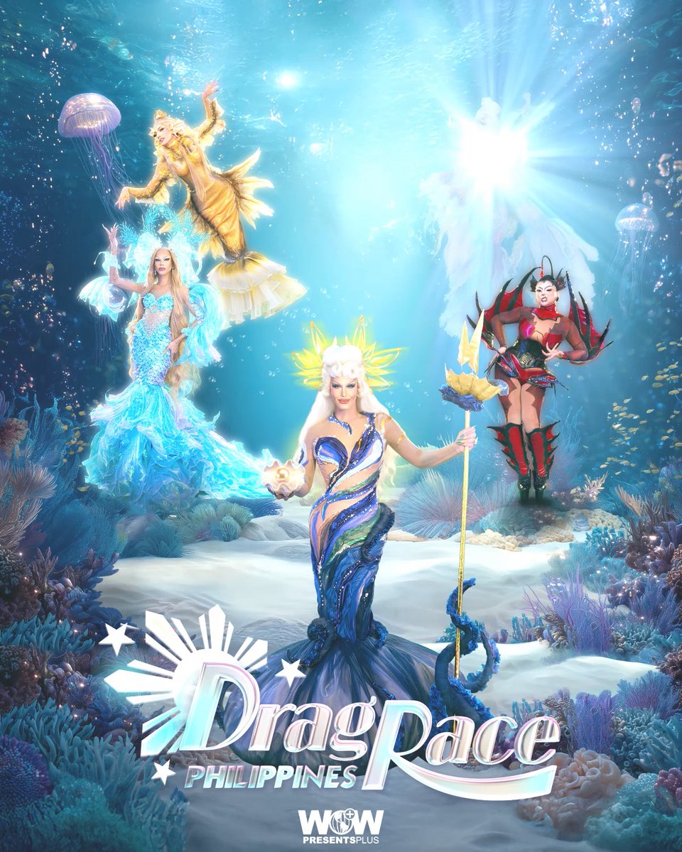 Pilipinas got Charisma, Uniqueness, Nerve, and TALENT! 👀🧜♀️ MEET THE QUEENS of Drag Race Philippines Season 4 TODAY at 9AM PHT only on WOW Presents Plus! Nique Manza WOW Presents Plus #DragRace #DragRacePH