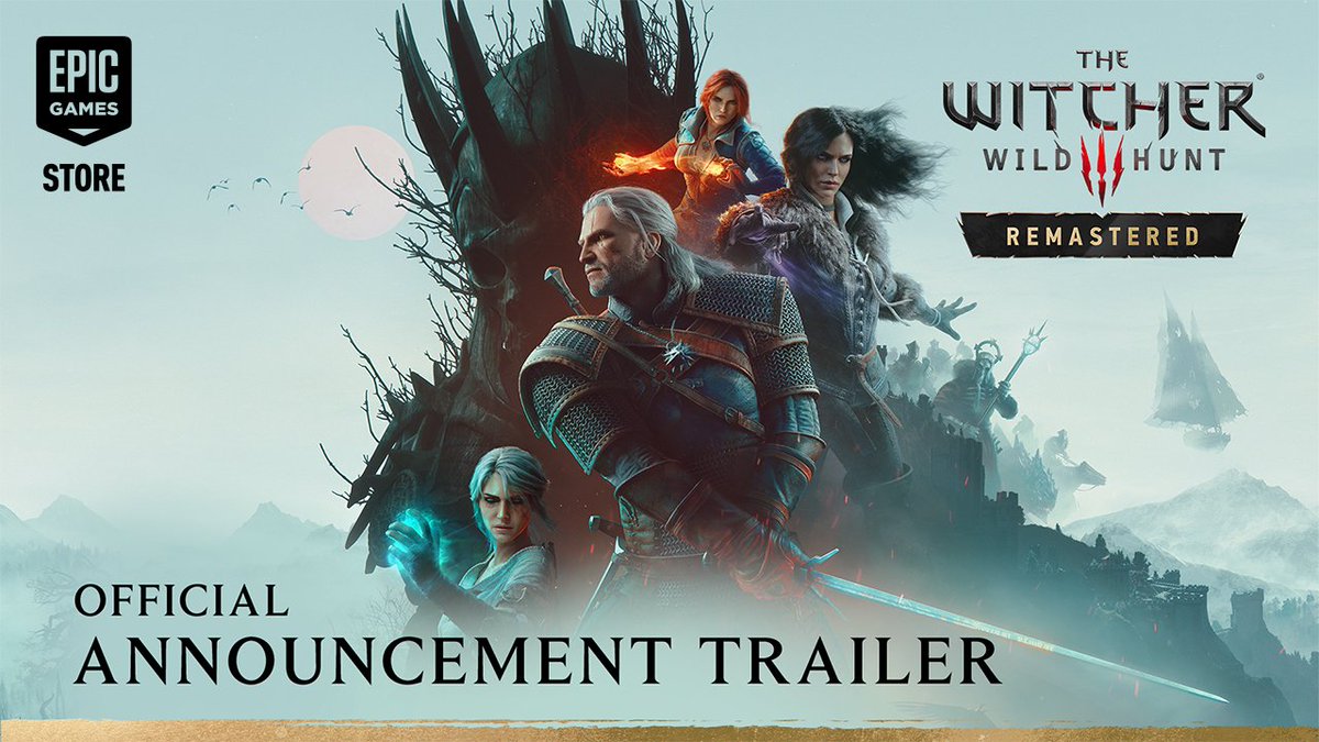 Geralt the GOAT! 🗡️🐺 Get The Witcher 3: Wild Hunt – Remastered on September 29.