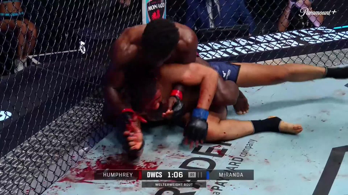 ALL GRIT FOR THE FIRST ROUND SUB 😤 Ronald Humphrey is now 5-0 after that 1st Round finish! [ #DWCS | LIVE on @ParamountPlus ]