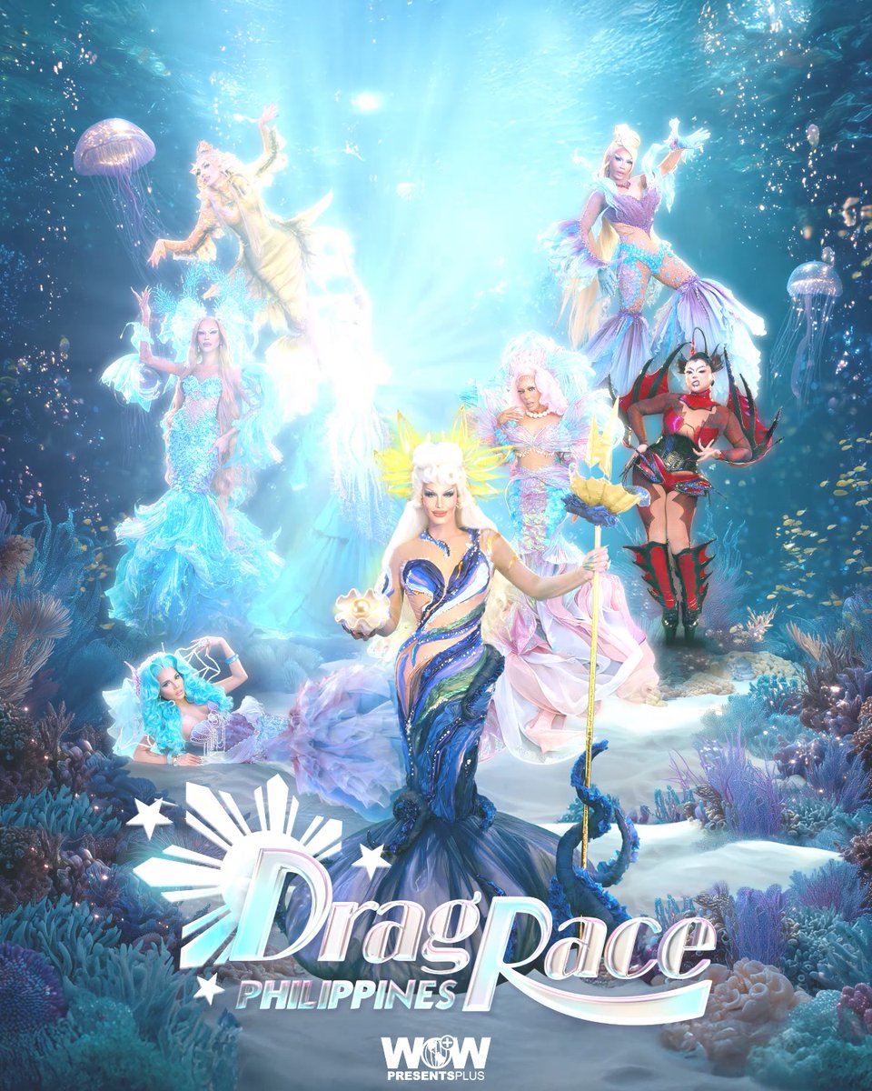 It’s a cruel summer! Are you ready for it? 👀🧜♀️ MEET THE QUEENS of Drag Race Philippines Season 4 TODAY at 9AM PHT only on WOW Presents Plus! Taylor Sheesh ⸆⸉ WOW Presents Plus #DragRace #DragRacePH