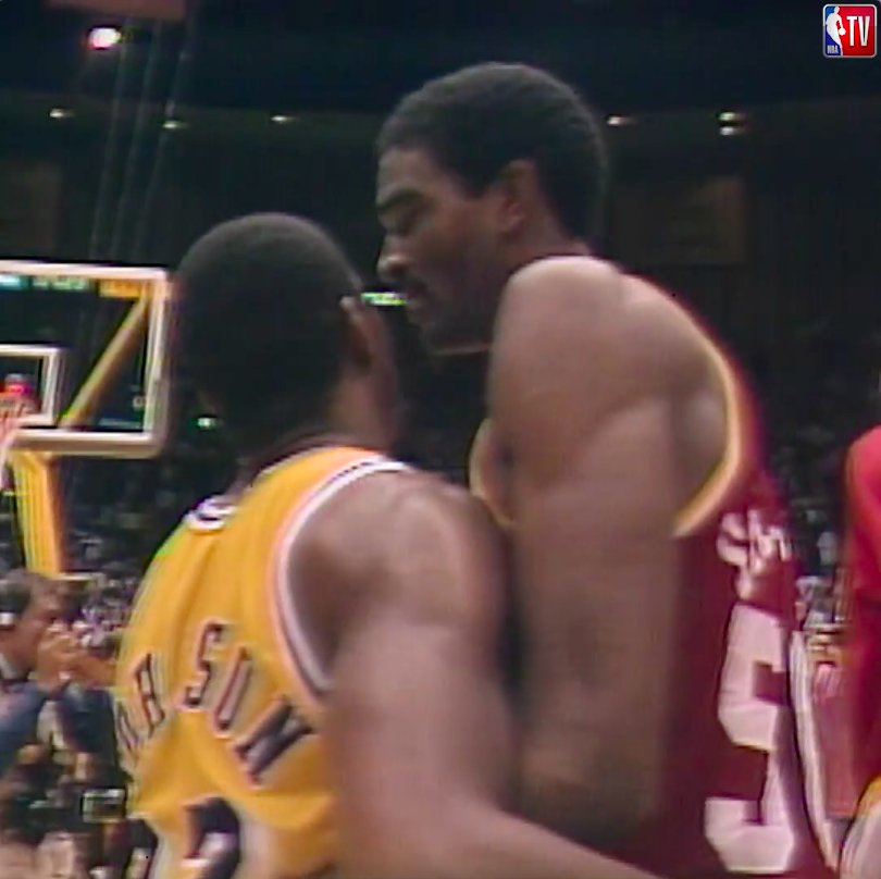 Ralph Sampson hitting the game winner to send the Rockets to the 1986 NBA Finals will forever be iconic