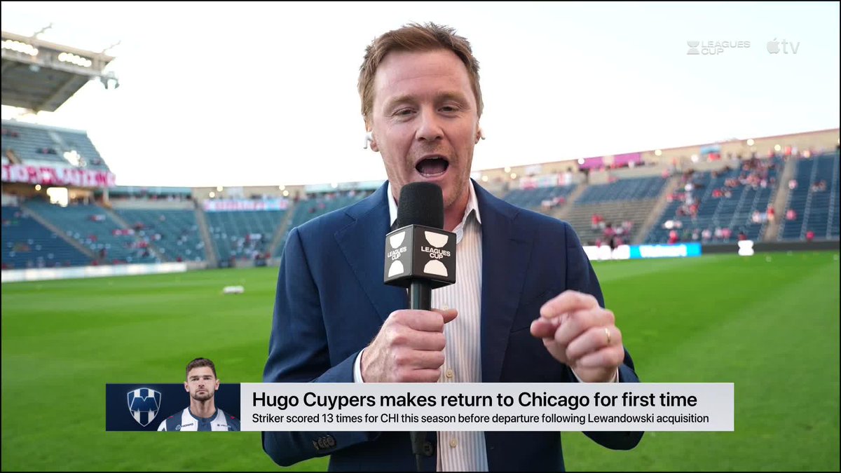 Lewandowski vs. Hugo Cuypers Chicago Fire FC vs. Monterrey Dax McCarty joins us pitchside ahead of the Leagues Cup Quarterfinals at 8:30pm ET on Apple TV: