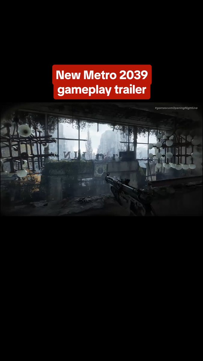 This new gameplay trailer for Metro 2039 was captured entirely in-game and features a mix of stealth and combat. #OpeningNightLive #gamescom2026