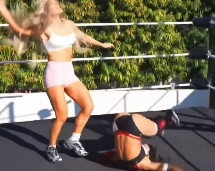 TIFFANY STRATTON TAKES OUT XELINA IN THE MIDDLE OF THE RING 💀