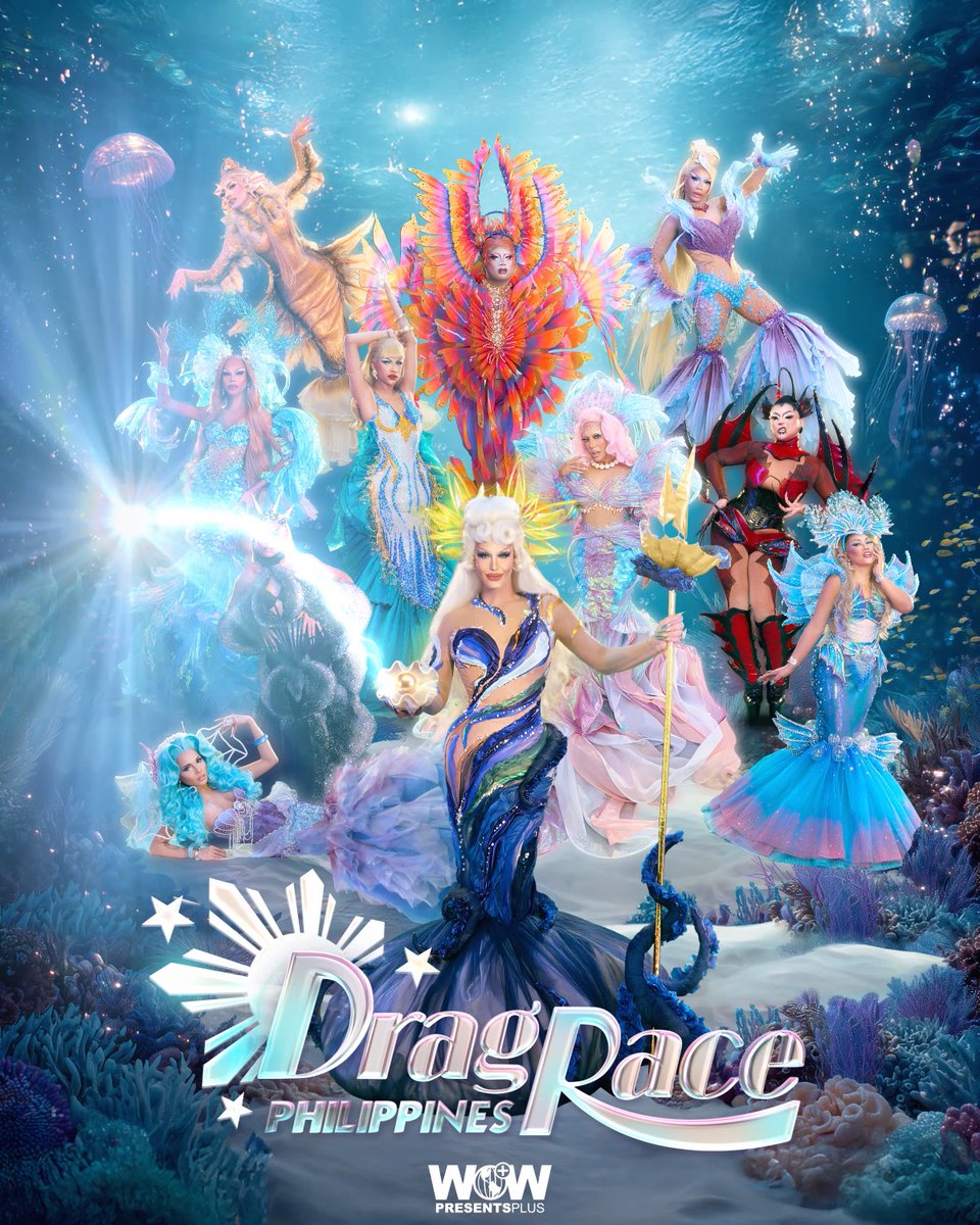 From the ballroom to the ocean floor, I’m the queen you can’t ignore! 👀🧜‍♀️ MEET THE QUEENS of Drag Race Philippines Season 4 TODAY at 9AM PHT only on WOW Presents Plus! Merckz WOW Presents Plus #DragRace #DragRacePH