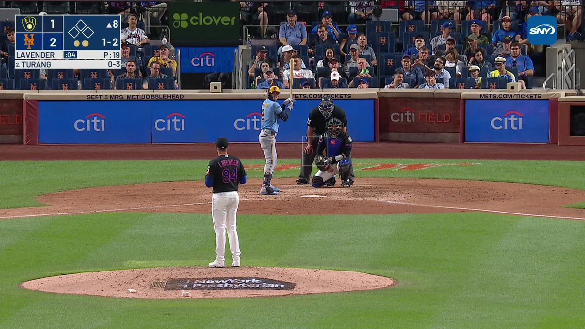 Two perfect innings for Nate Lavender! He has not allowed a run in 9.2 innings with the Mets 👏