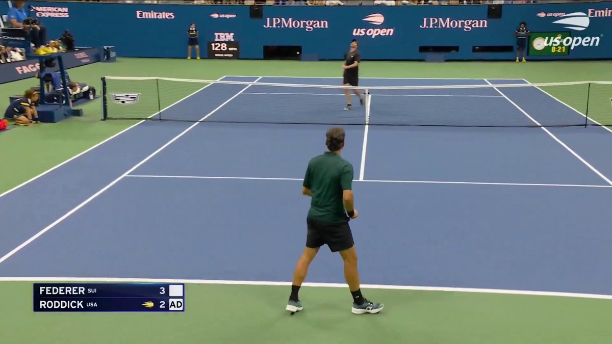 Federer. Roddick. One more time 🎾 Watch the full match on the ESPN App and Disney+