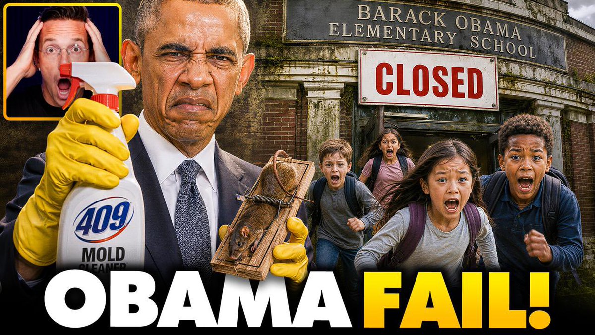 KARMA: Barack Obama School INFESTED With RATS and MOLD-CLOSES INDEFINITELY Boarded Up. HAZARD.... Barack Obama Elementary School in Richmond, Virginia has reportedly CLOSED indefinitely after being plagued by RATS and MOLD. Mold was reportedly discovered on walls, laptops and chalkboards following failures to properly maintain the school’s HVAC systems. A school named after Barack Obama literally falling apart from the inside… The jokes write themselves.