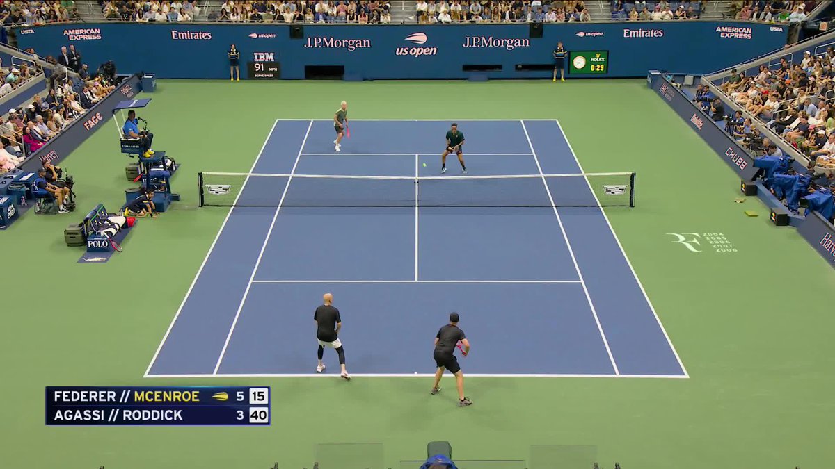 Andre Agassi is turning back the clock tonight and turning in a highlight reel!