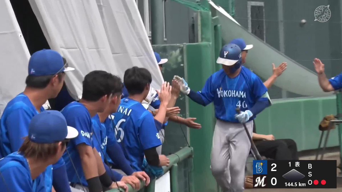 持ち味の飛ばす力 夢とワクワクしかない 井上朋也 逆方向へのホームラン ⚾️ロッテ×DeNA #イージースポーツ #baystars #だったらDAZN