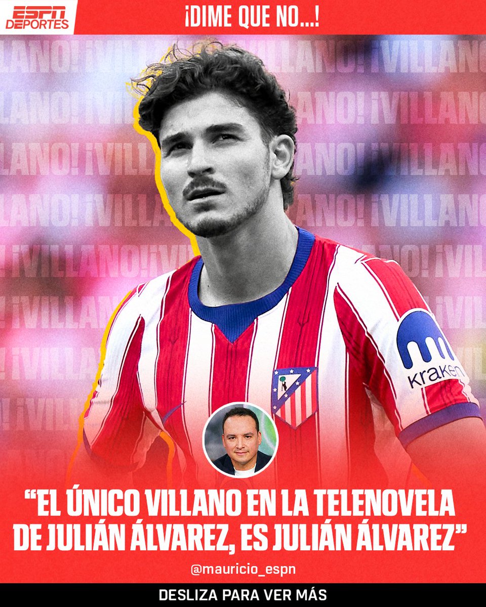 ¡El único villano de la telenovela, es Julián Alvarez! 🔴⚪️ ¡Dile que NO a mauricio pedroza! 💥