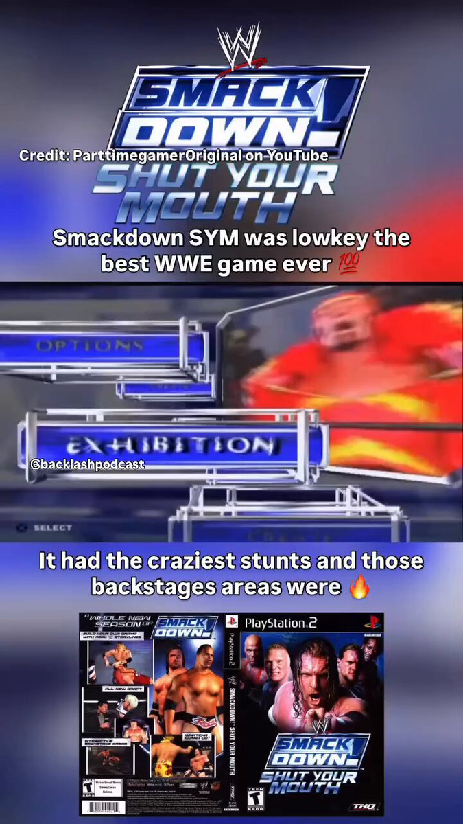 Smackdown Shut Your Mouth deserved the praise y’all have Here comes the Pain. I liked this game more🫵
