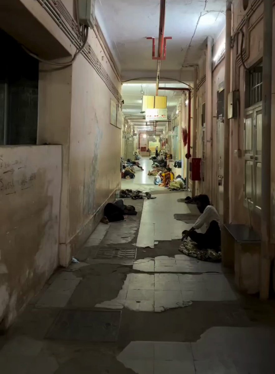 This is a hospital in India.