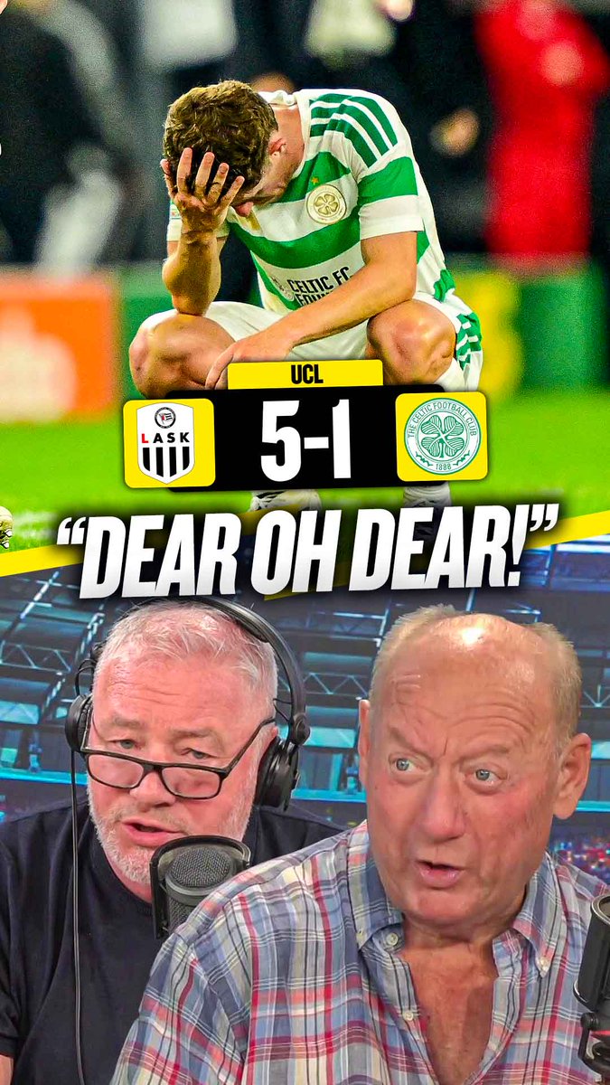 😤 "Unbelievable! Terrible!" 🤦‍♂️ "Probably the worst result [in Celtic's history]" Alan Brazil and Ally McCoist react to #CelticFC's shocking collapse to LASK as they fail to qualify for the UCL! 🤯🍀