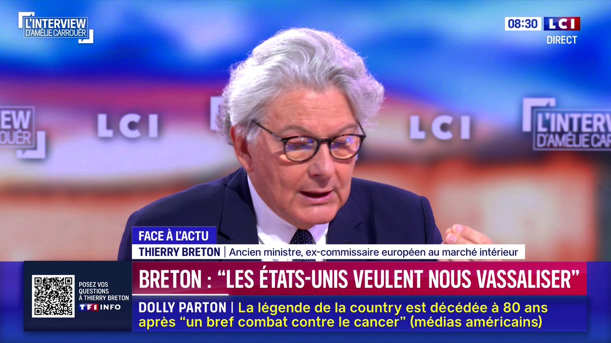 ▶️ Hausse de 2% de la TVA proposée par Patrick Martin : faut-il sauter le pas ? "Les charges salariales pèsent sur ceux qui travaillent. Notre modèle est déséquilibré, il faut le retravailler en préservant le fondement de notre contrat social : la solidarité." 🗣️ Thierry Breton