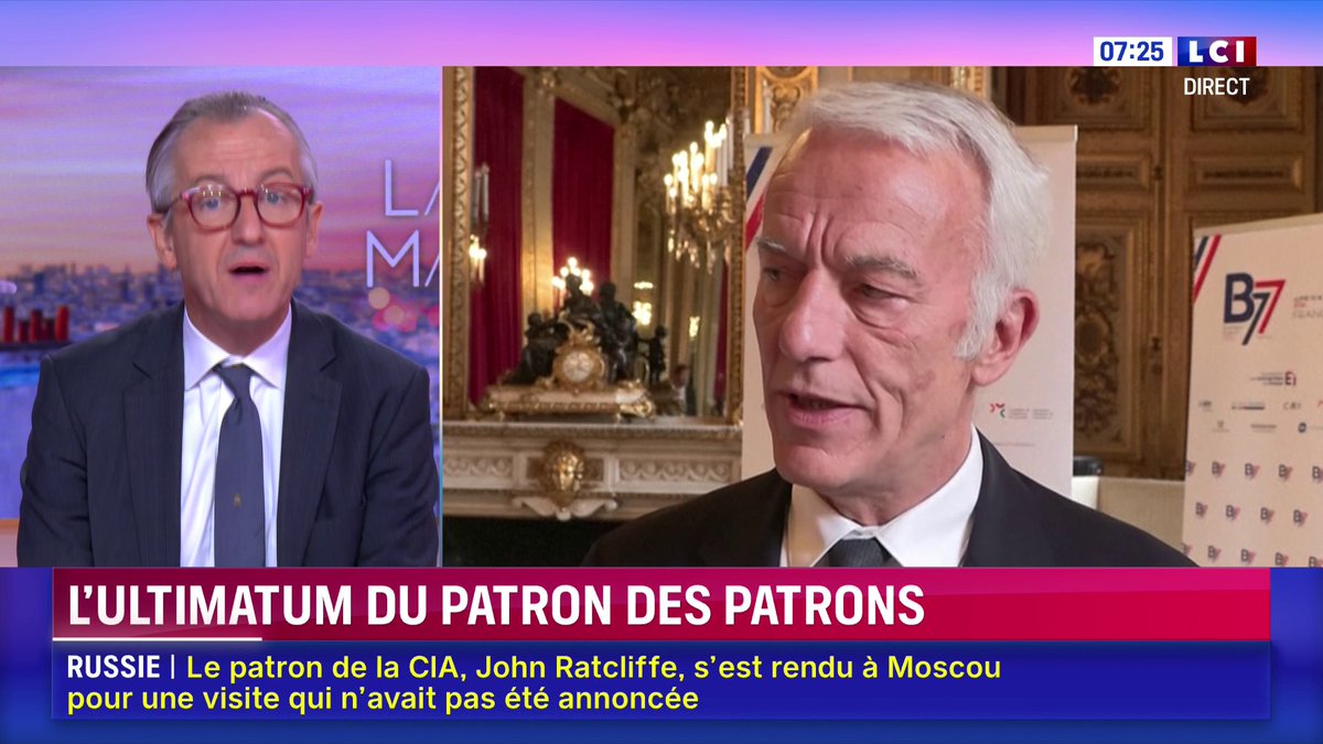 ▶️ "Le sursaut ou la crise" : l’ultimatum du patron du Medef, Patrick Martin 🗣️ L’édito politique de Christophe Barbier