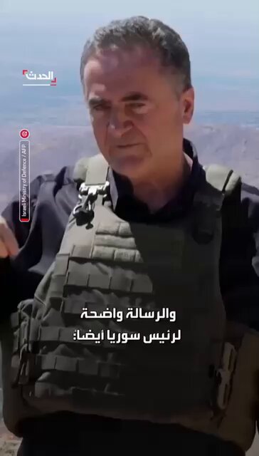رسالة للجولاني من الجيش الإسرائيلي .