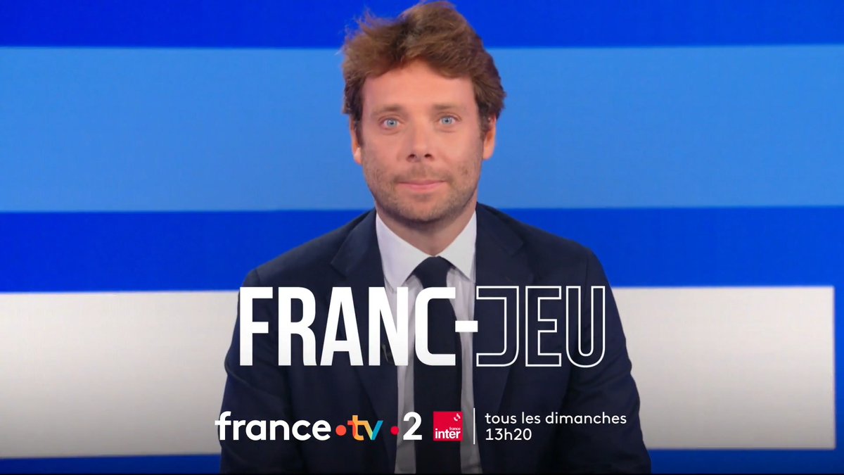 🔴 "Franc-Jeu" tous les dimanches à 13h20 sur France 2 et France Inter : c'est la nouvelle grande émission politique hebdo du service public. Interviews, débats : à l’approche de la campagne présidentielle, Benjamin Duhamel accueillera les principaux responsables politiques.