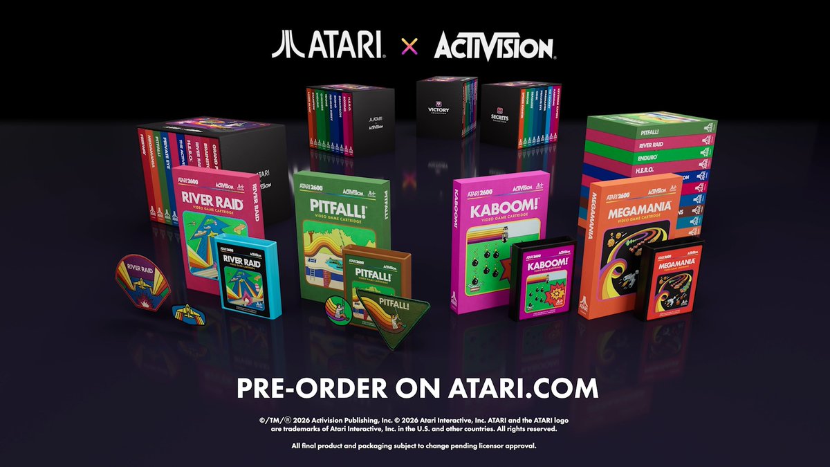 39 ActivisionⓇ re-releases 🤝 Atari consoles All is well in the world.