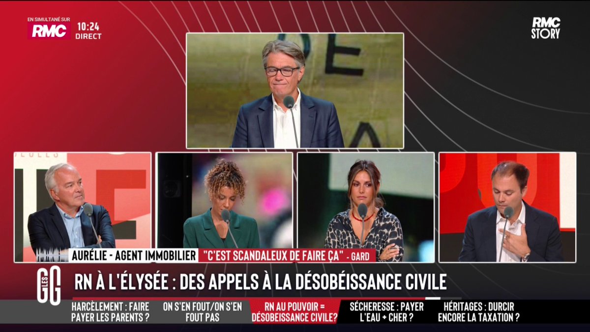 📞 Le ras-le-bol d'Aurélie, agent immobilier : "Madame Panot et Tondelier, moi je fais péter leur mandat, une amende salée et une peine d'inéligibilité. Je pète un plomb, ça fait 20 piges qu'on se tape des présidents dont on se fout. Moi, mon dernier poulain c'était Chirac." #GGRMC