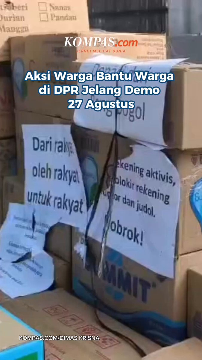 Aliansi Masyarakat Pati Bersatu (AMPB) mendapat bantuan berupa makanan dan minuman dari warga jelang aksi unjuk rasa di depan Gedung DPR RI, Jakarta Pusat, Rabu (26/8/2026). Rencananya AMPB akan menggelar aksi unjuk rasa di depan Gedung DPR RI, Kamis (27/8/2026). Dalam aksinya mereka membawa dua tuntutan, yakni pengesahan RUU Perampasan Aset dan hukuman mati untuk koruptor. Content Creator: Putri Aulia Produser: Akhdi Martin Pratama #Demo #RUUPerampasanAset #DemoDPR #Review